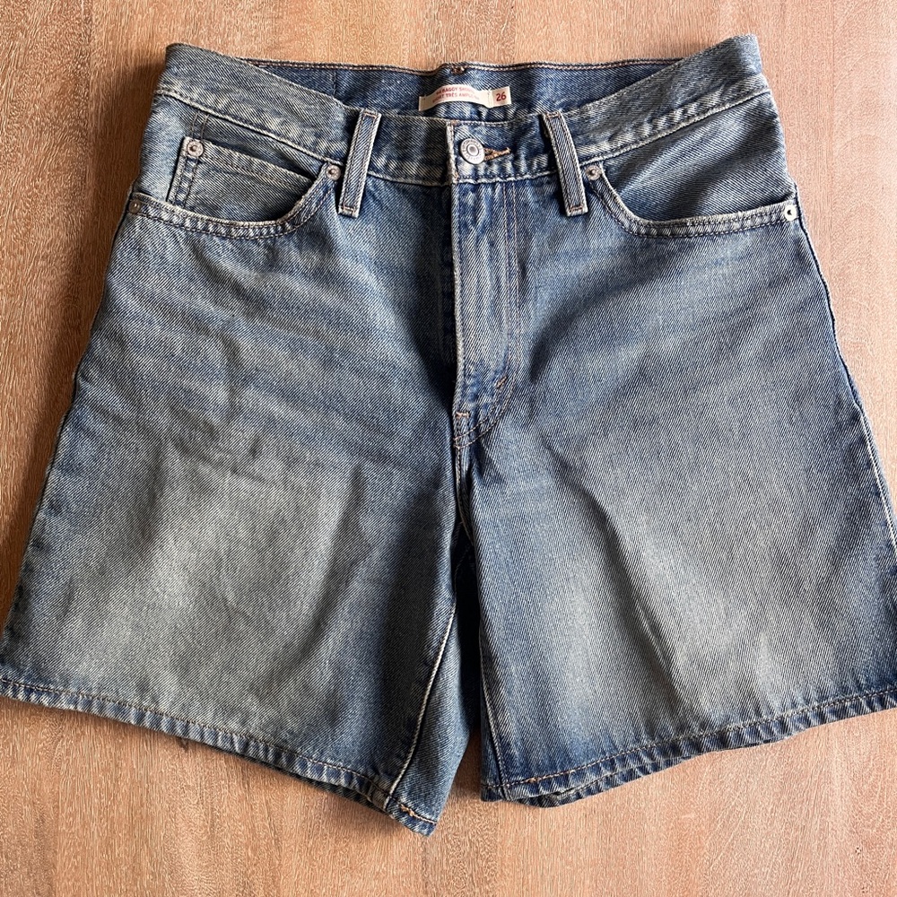 Classic Blue Denim Women's Shorts